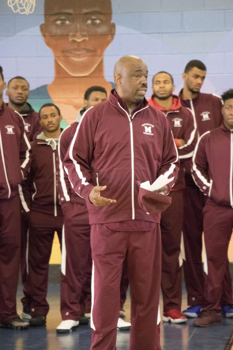 Morehouse Basketball Team Visits Atlanta YDC  Department 