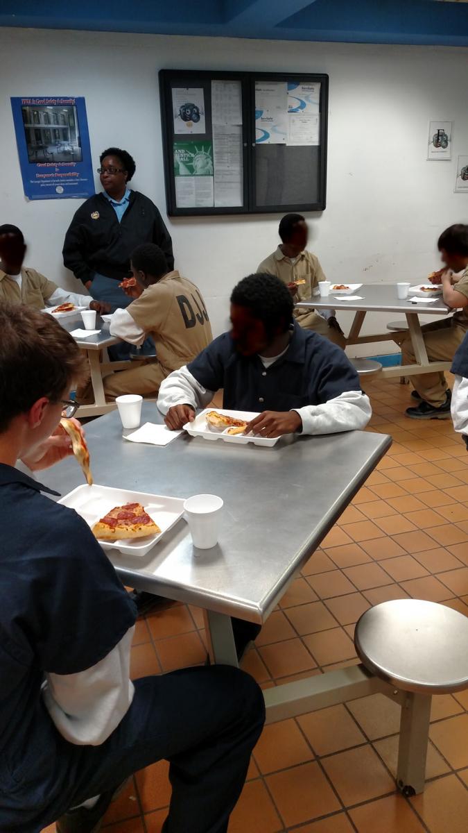 PBIS at DJJ Claxton RYDC Pizza Pop Up Department of Juvenile Justice