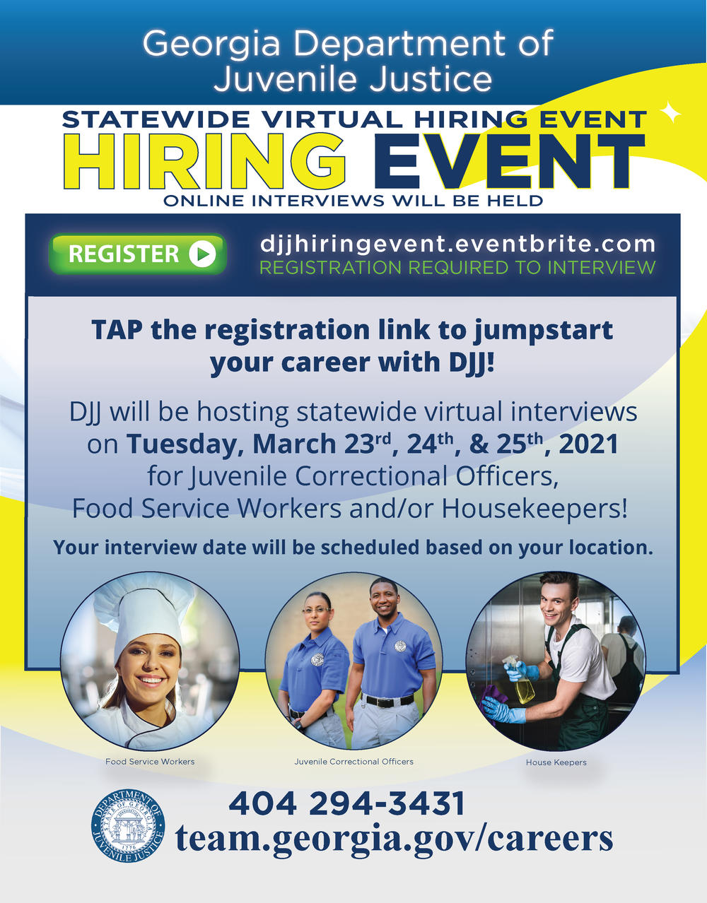 March 2021 Hiring Event