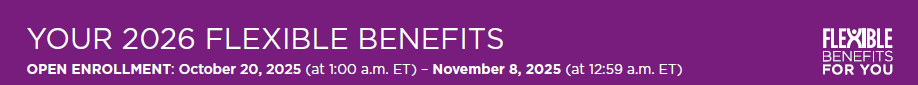 Your 2026 Flexible Benefits