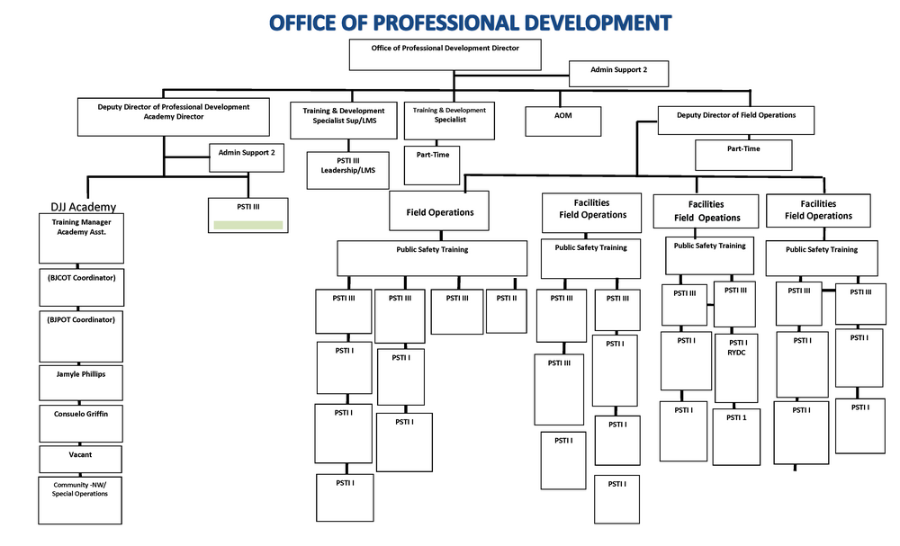 OPD Org Chart | Department of Juvenile Justice