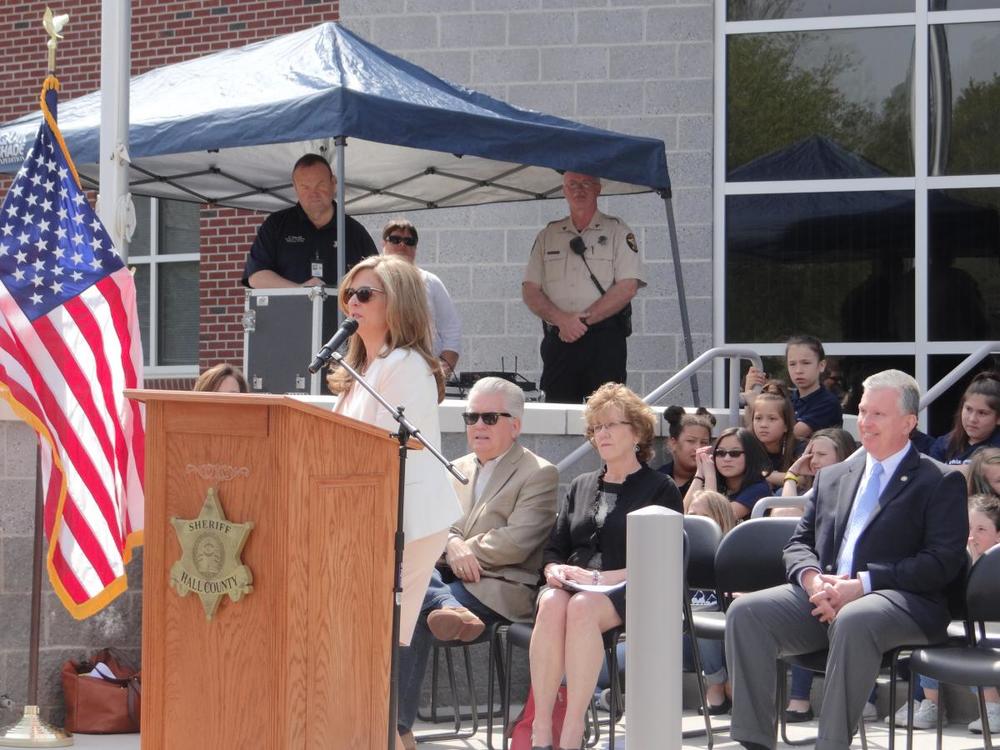 DJJ Participates in National Crime Victims’ Rights Week 2018 Hall County.JPG