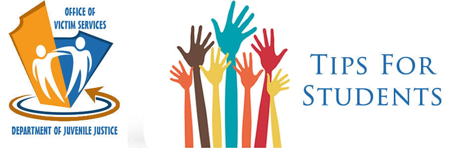 Victim Services: Tips for Teens Tips for Students.jpg