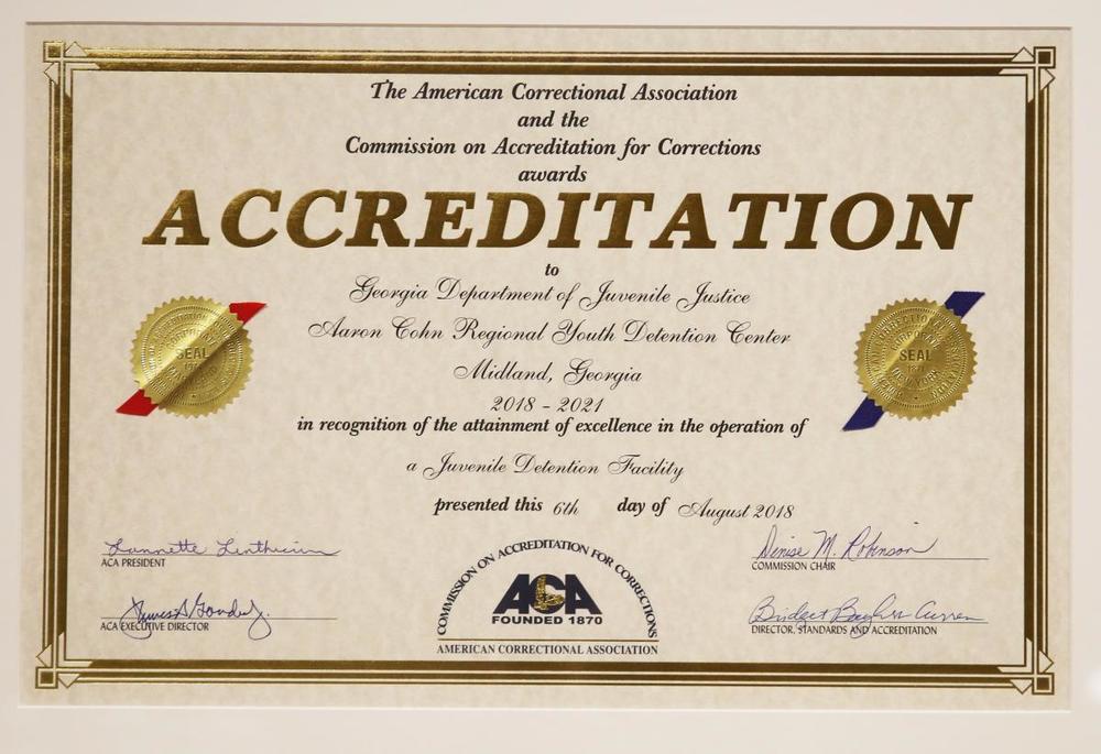 Aaron Cohn RYDC/Muscogee YDC: ACA Accreditation acaaug2018gg.jpg
