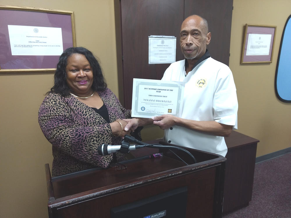 Bob Richards Rydc Employees Of The Year Department Of Juvenile Justice