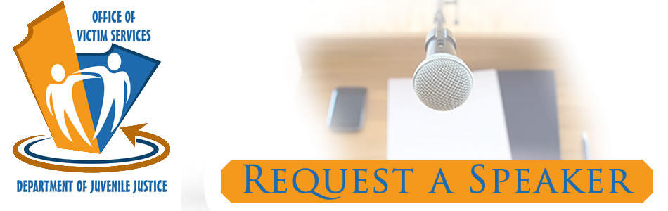 Victim Services: Request a Speaker request a speaker.jpg
