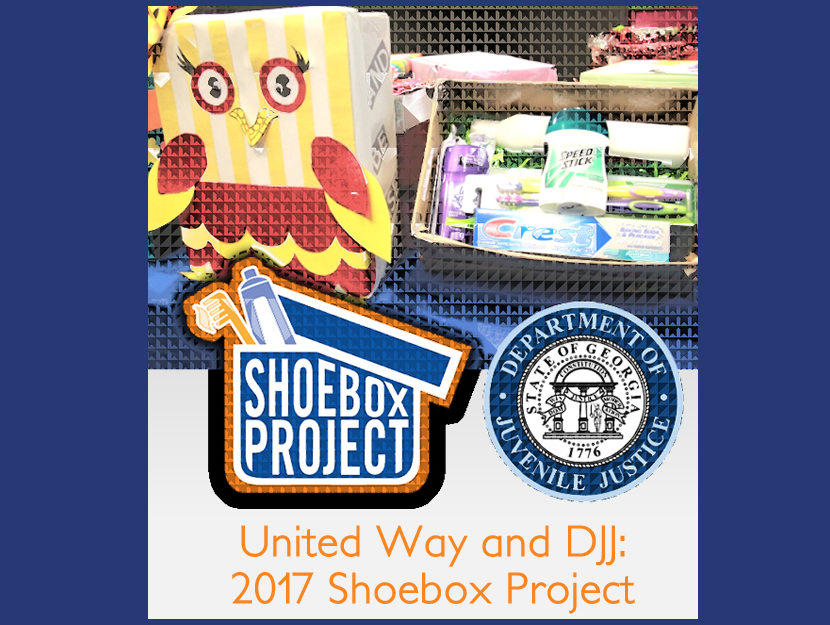 United Way and DJJ: 2017 Shoebox Project