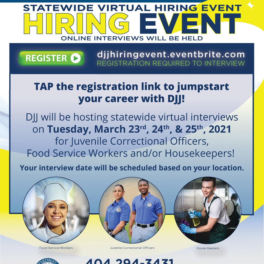       Statewide Virtual Hiring Event
  